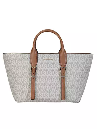 MICHAEL KORS | Ledertasche - Henkeltasche MOORE Small | beige