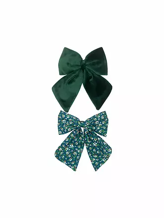 MIMI & LULA | Haarspangen 2 Stück AGNES OVERSIZE BOW PACK- TEAL Into the Woods | dunkelrot