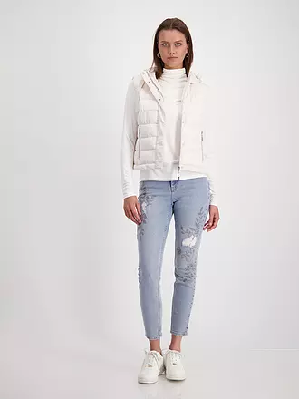 MONARI | Steppgilet | creme