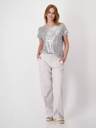 MONARI | T-Shirt | silber