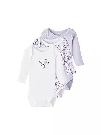 NAME IT | Baby Body 3er Pkg | lila