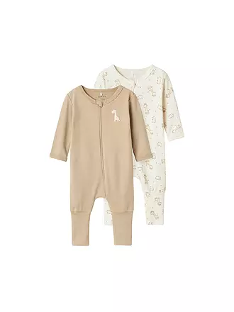 NAME IT | Baby Schlafanzug NBNNIGHTSUIT 2er Pkg. | creme