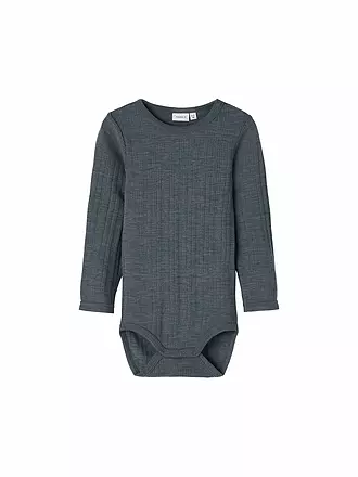 NAME IT | Baby Wollbody NMMWANG WOOL | grau