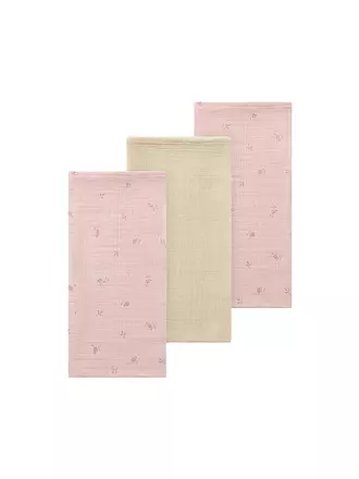 NAME IT | Stoffwindel - Mulltuch 3er Pkg parfait pink | blau