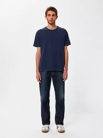 NUDIE JEANS | T-Shirt UNO EVERDAY | blau