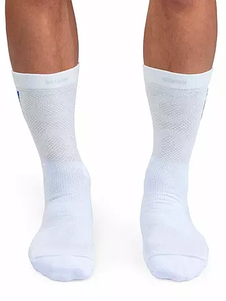 ON | Herren Socken white / red | weiss