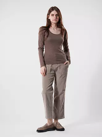 OPUS | Hose Wide Leg | braun