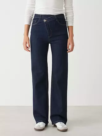 OPUS | Jeans MARLI CRISSCROSS | dunkelblau