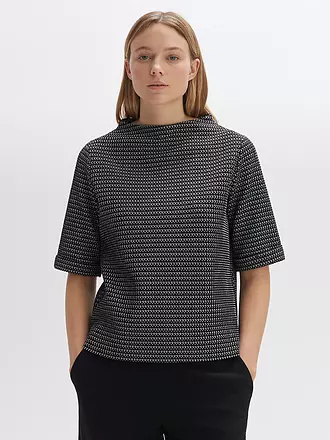 OPUS | Pullover GADENI STRUCTURE | schwarz