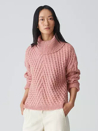 OPUS | Rollkragenpullover PLINEA | rosa