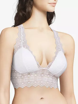 PASSIONATA | Bustier gefüttert (ohne Bügel) "Georgia" (Weiss) | 