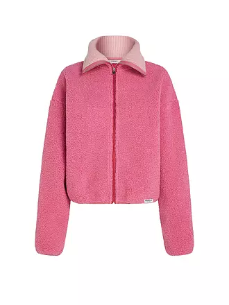 PENN&INK | Jacke in Teddyfell | pink