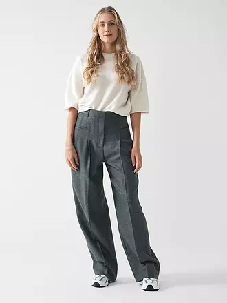 PHILLIP LIM | Hose Wide Leg | grau