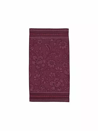 PIP STUDIO | Handtuch  JASMIN JACQUARD 55x100cm Dark Pink | grün