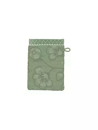 PIP STUDIO | Waschhandschuh  JASMIN JACQUARD 16x22cm Green | dunkelblau