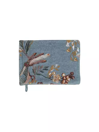 PIP STUDIO | Waschhandschuh 16x22cm SECRET GARDEN Khaki | hellblau