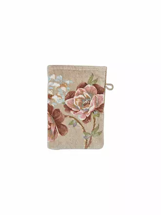 PIP STUDIO | Waschhandschuh 16x22cm SECRET GARDEN Khaki | weiss