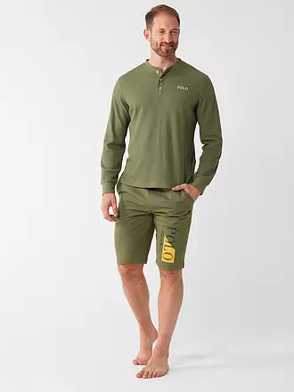 POLO RALPH LAUREN | Pyjamashirt | dunkelgrün