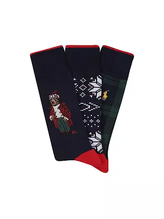 POLO RALPH LAUREN | Socken Geschenkbox 3er Pkg. assorted | dunkelblau