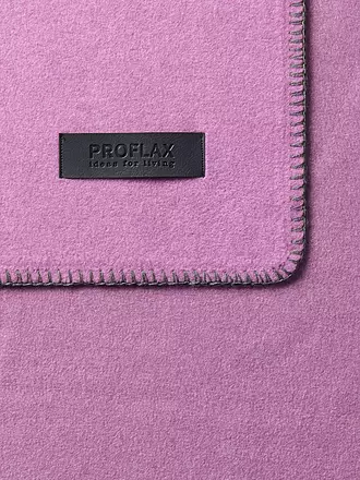 PROFLAX | Wohndecke - Plaid SECRET 160x200cm Lilac | petrol