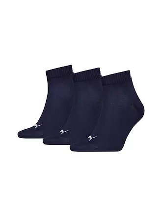 PUMA | Socken 3er Pkg.  navy grey blue | dunkelblau