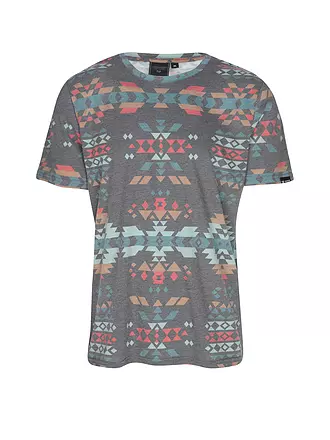 RAGWEAR | T-Shirt SWANNIS AZTECO | grau