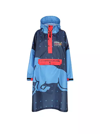 RAINKISS | Regenjacke - Regenponcho Black Polka | blau