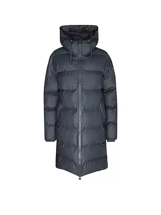 RAINS | Steppmantel ALTA LONGER PUFFER JACKET | dunkelblau