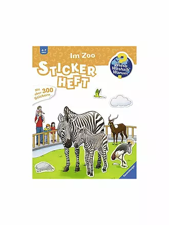 RAVENSBURGER | Wieso Weshalb Warum - Stickerheft Im Zoo | 