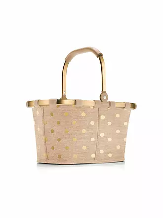 REISENTHEL | Carrybag XS Metall Dots Blue | beige