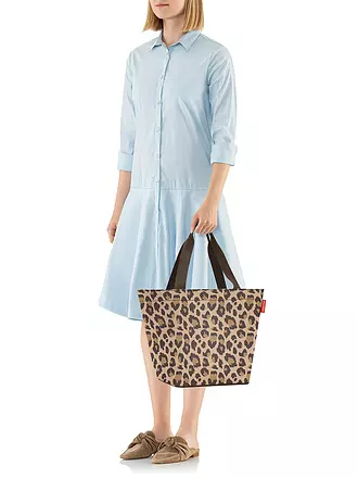 REISENTHEL | Tasche - Shopper Medium Leoprint | schwarz