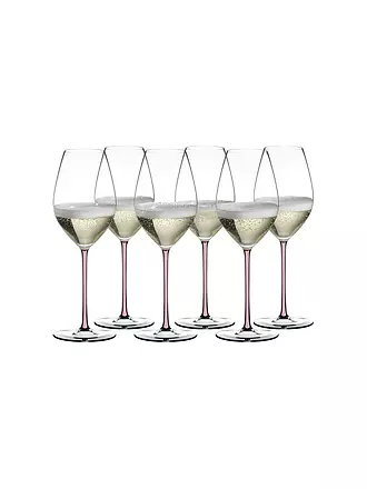 RIEDEL | Champagner-Weinglas 6er Set FATTO A MANO | bunt