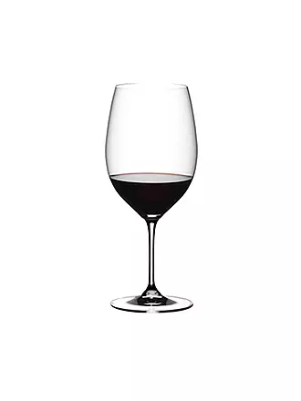 RIEDEL | Rotweinglas VINUM 4-er Set Cabernet / Merlot | transparent