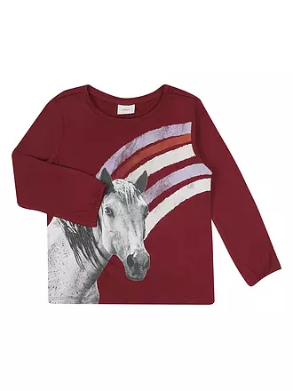 S.OLIVER | Mädchen Langarmshirt PFERD | rosa