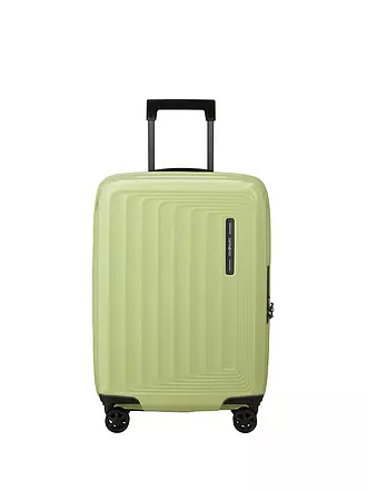 SAMSONITE | Trolley  NUON SPINNER 55cm erweiterbar metallic ruby | hellgrün