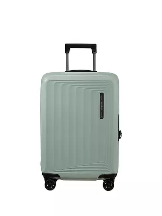 SAMSONITE | Trolley  NUON SPINNER 55cm erweiterbar metallic ruby | hellgrau