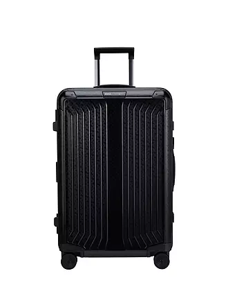 SAMSONITE | Trolley BOSS SPINNER 69cm graphite monogram | schwarz