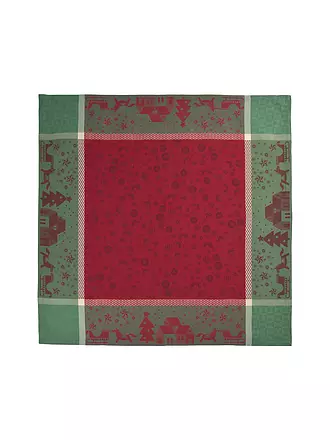 SANDER | Mitteldecke WINTERWONDERLAND 100x100cm Red / Green | rot