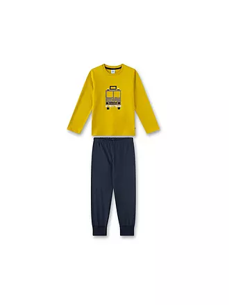 SANETTA | Jungen Pyjama | gelb