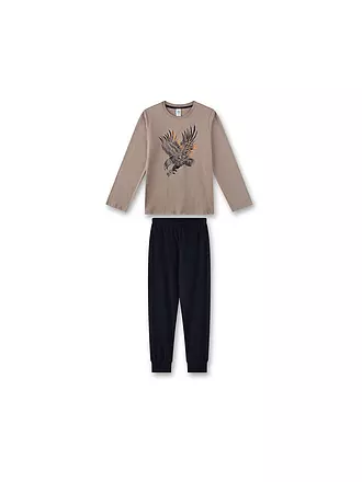 SANETTA | Jungen Pyjama | grau