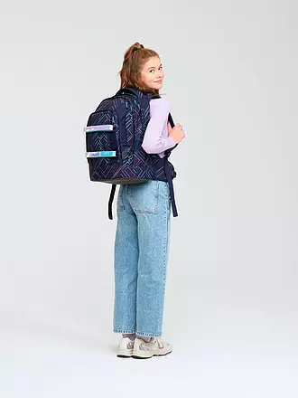 SATCH | Schulrucksack Pack - Bloomy Breeze | dunkelblau