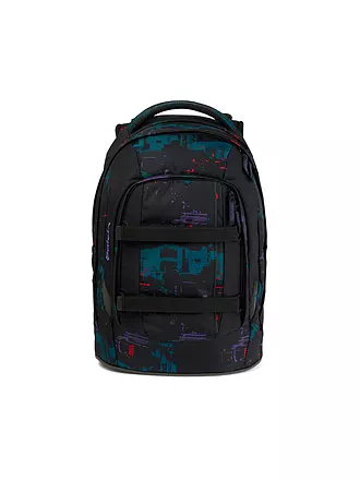 SATCH | Schulrucksack Pack - Bloomy Breeze | schwarz