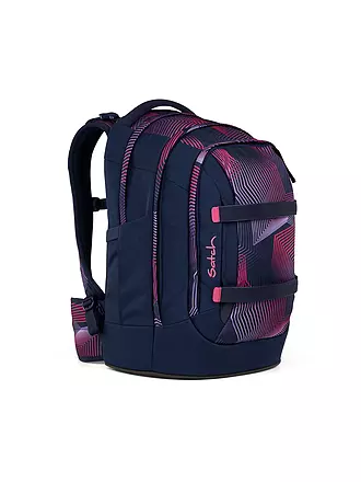 SATCH | Schulrucksack Pack Seismic Pink | schwarz