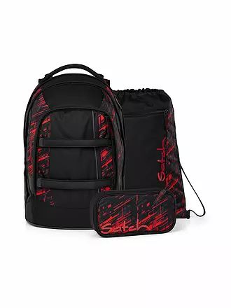 SATCH | Schulrucksack Set 3tlg Pack NIGHT RIDER | dunkelblau