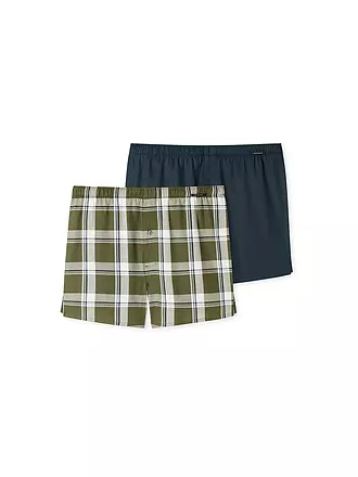 SCHIESSER | Boxershorts 2er Pkg. sortiert 7 | olive