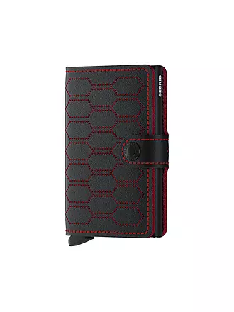 SECRID | Geldbörse - Miniwallet Fuel Perforated Black Red | schwarz