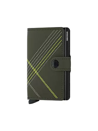 SECRID | Geldbörse - Miniwallet Linea Mini Lime | schwarz