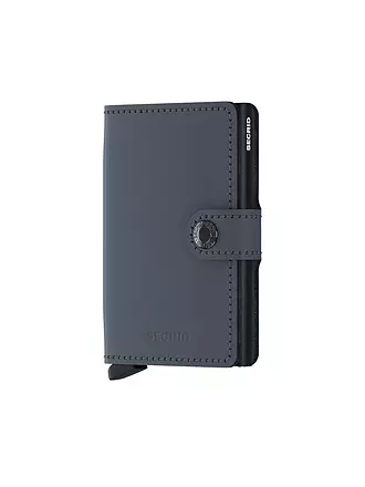 SECRID | Geldbörse - Miniwallet MATTE Mini black & ochre | dunkelblau