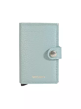 SECRID | Geldbörse - Miniwallet PEBBLE MINI sea green | beige