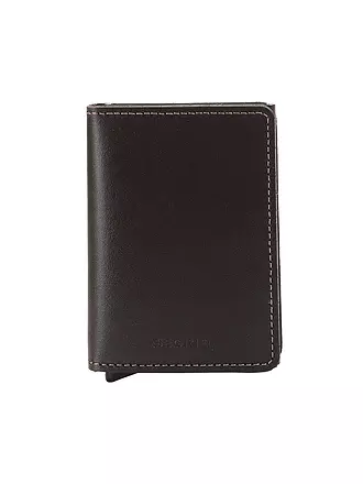 SECRID | Geldbörse - Slimwallet Original Slim M-Chocolate | schwarz